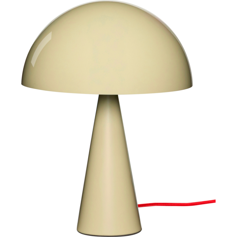 Hübsch Mush bordlampe, sand, 34 cm