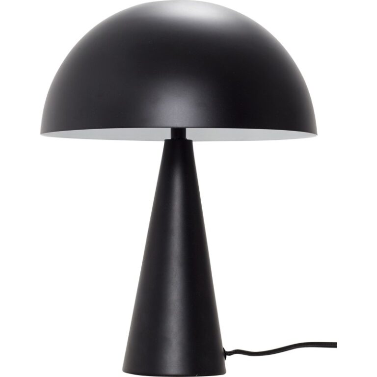 Hübsch Mush bordlampe, sort, 33 cm