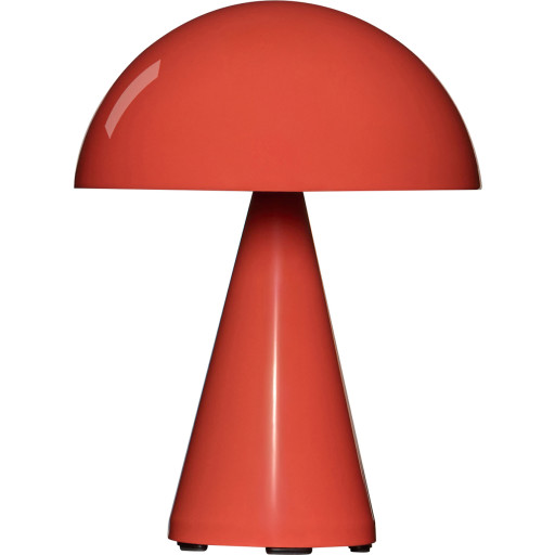 Hübsch Mush genopladelig bordlampe, rød
