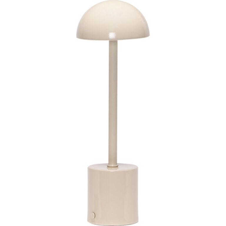 Hübsch Taten genopladelig bordlampe, sand