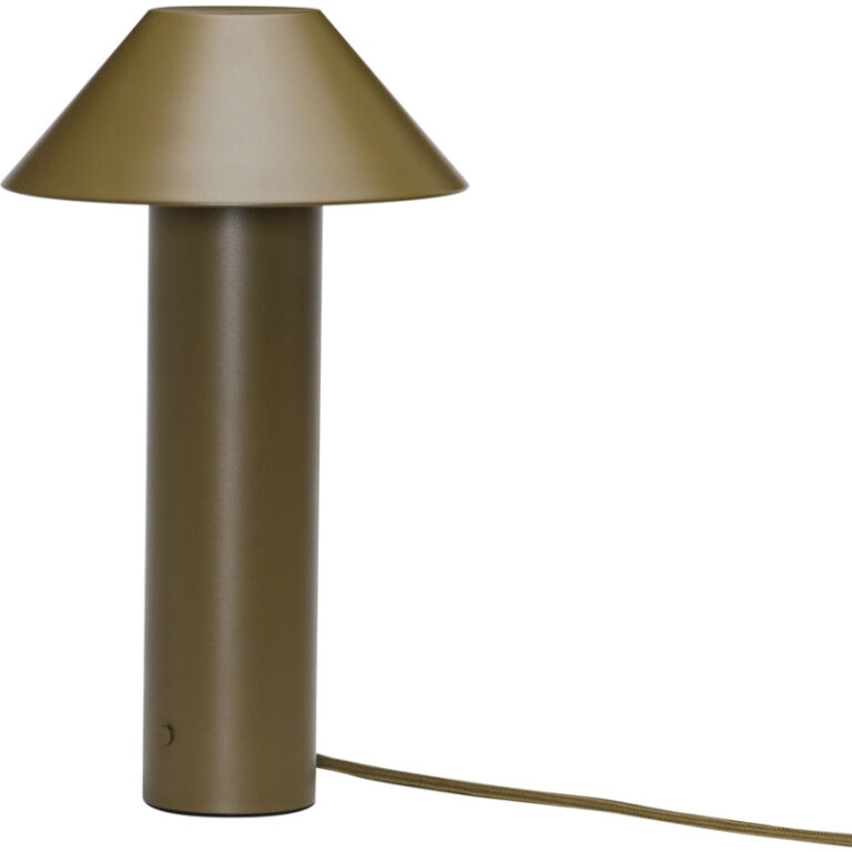 Hübsch Tower bordlampe, mørkegrøn