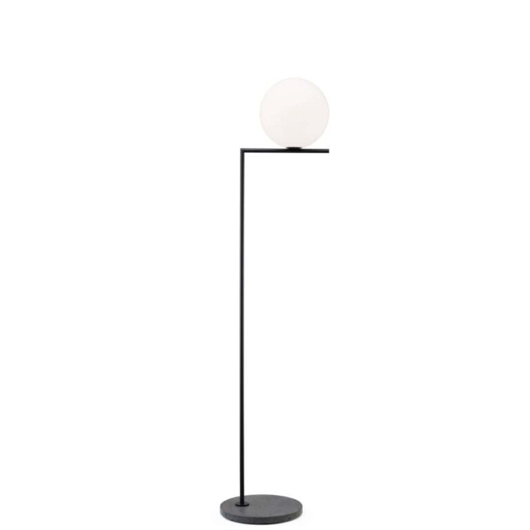 IC F1 Udendørs Gulvlampe Sort/Sort Lava - Flos