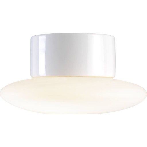 Ifö Cairo loftlampe, Ø20 cm, hvid/opal