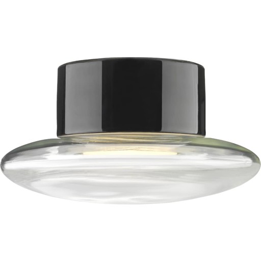 Ifö Cairo loftlampe, Ø20 cm, sort/klar