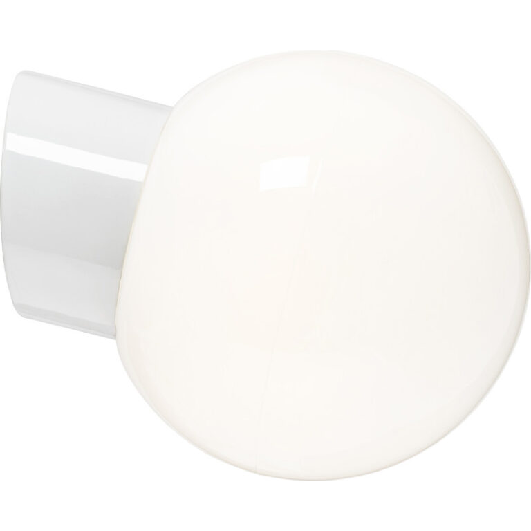 Ifö Electric Classic Glob 180 væglampe, hvid