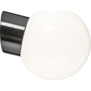 Ifö Electric Classic Glob 180 væglampe, sort