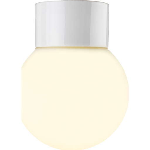 Ifö Electric Classic Globe loftlampe, Ø15 cm, hvid/opal