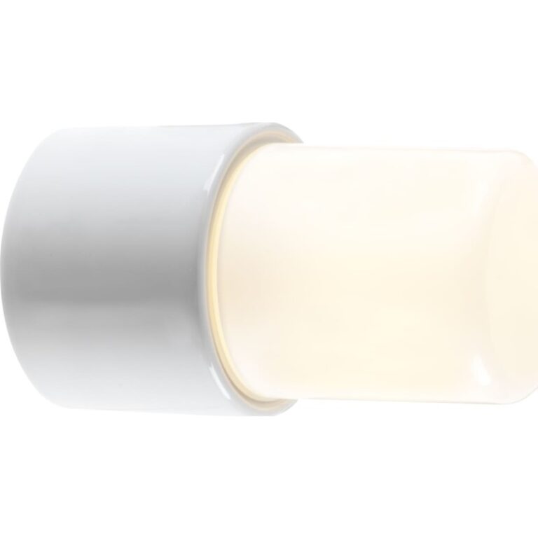 Ifö Electric Light On loft- og væglampe, opalglas, hvid