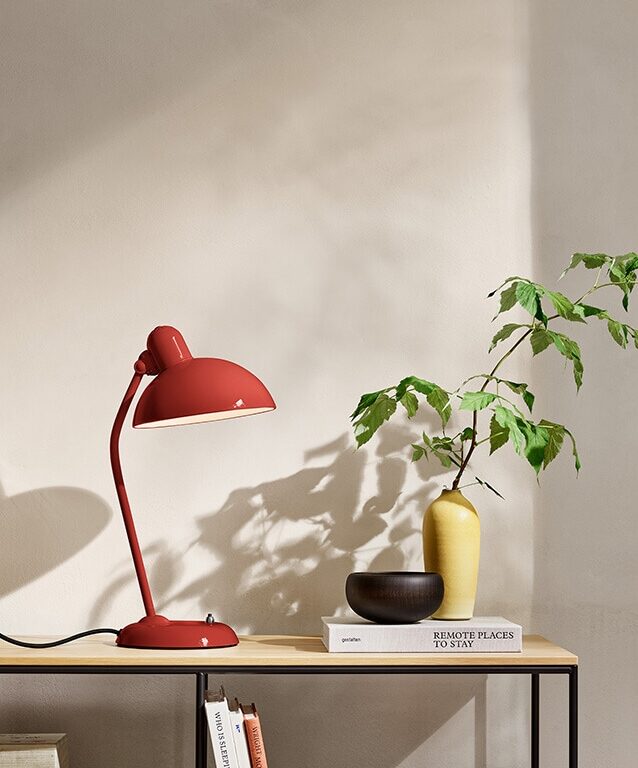 KAISER idell 6556-T bordlampe, venetian red