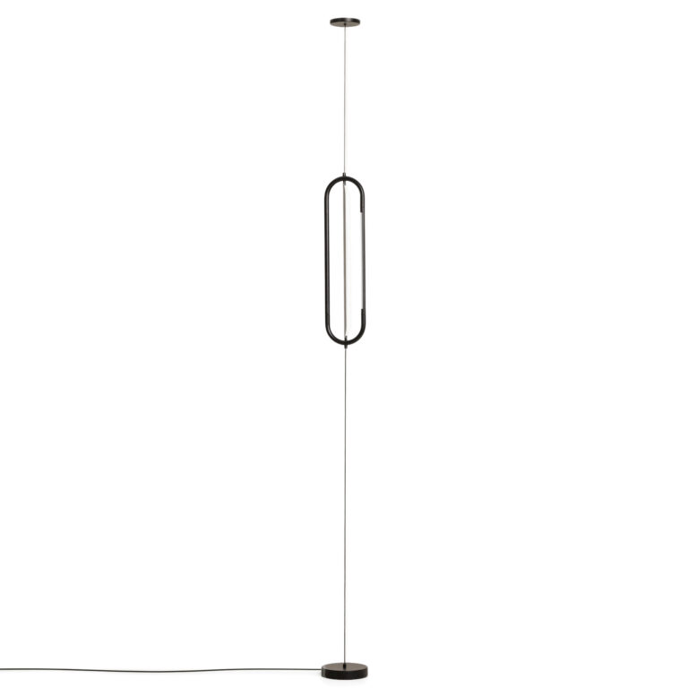 KAVE HOME Bow loftlampe - sort aluminium (Ø16)