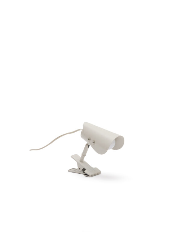 KAVE HOME Jula lille bordlampe, m. klemme - grå metal