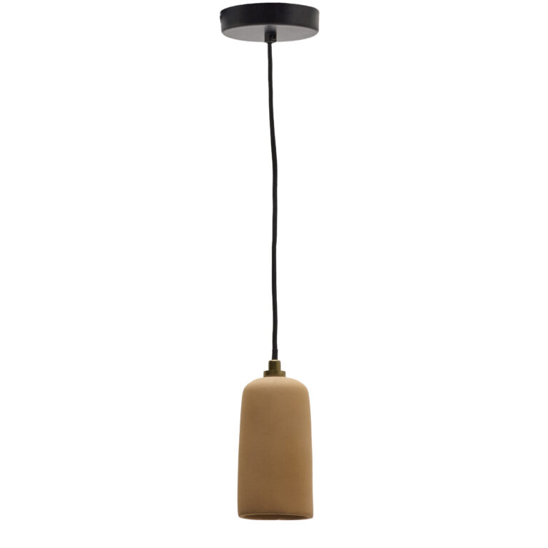 KAVE HOME Madsen loftlampe, rund - terracotta (Ø8)