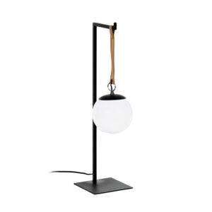 KAVE HOME Monteiro bordlampe - akrylglas og sort metal