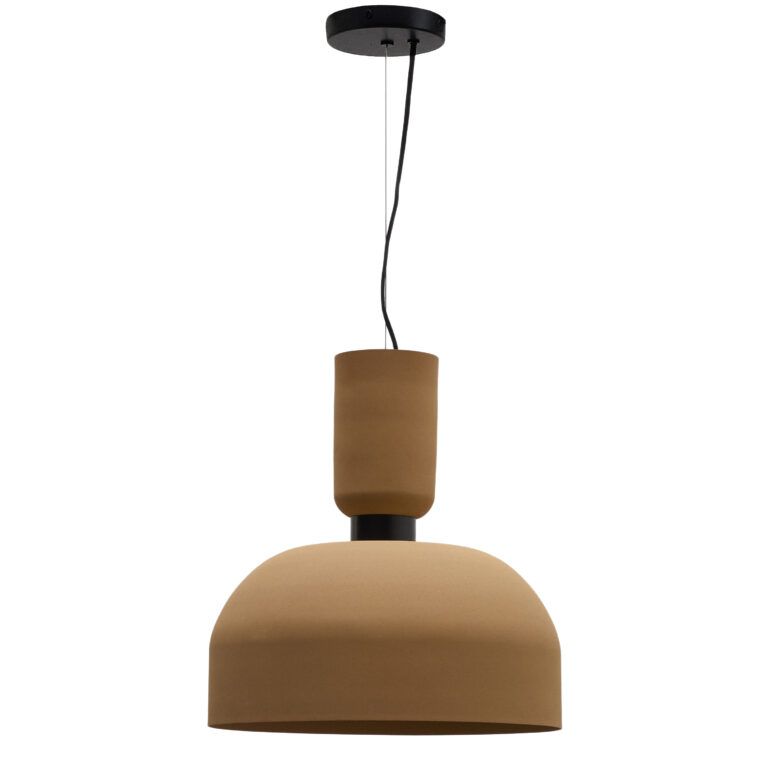 KAVE HOME Nibla loftlampe, rund -terracotta-effekt metal (Ø40)