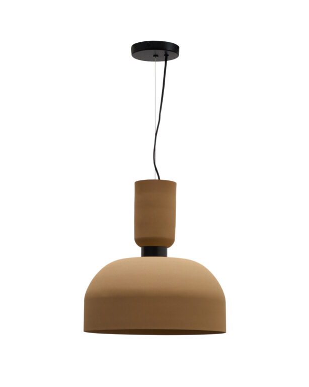 KAVE HOME Nibla loftlampe, rund -terracotta-effekt metal (Ø40)