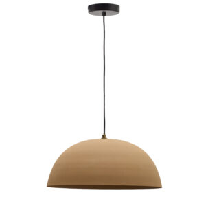 KAVE HOME Nibla loftlampe, rund -terracotta-effekt metal (Ø46)