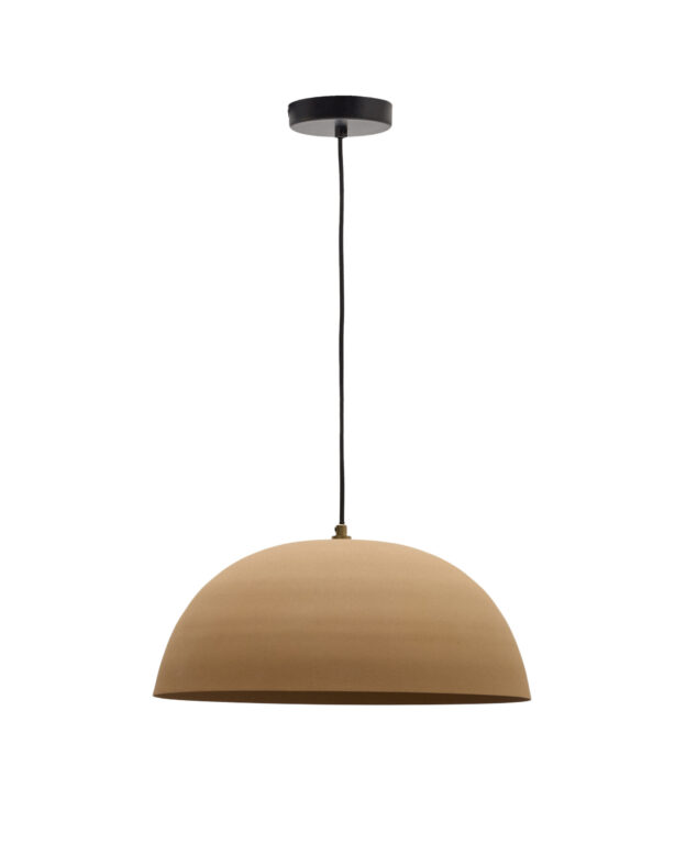 KAVE HOME Nibla loftlampe, rund -terracotta-effekt metal (Ø46)