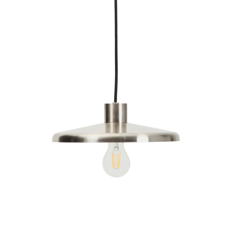 KAVE HOME Nuvira loftlampe - lysegrå børstet metal