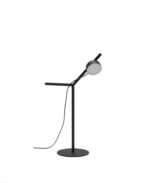 KAVE HOME Orey bordlampe med multi-position spotlight - sort metal