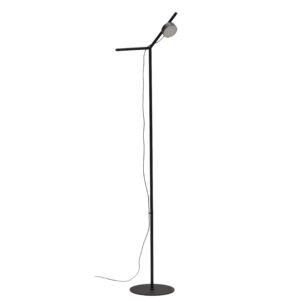 KAVE HOME Orey gulvlampe med multi-position spotlight - sort metal