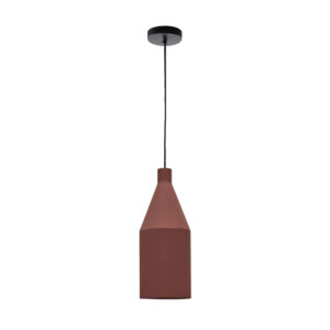 KAVE HOME Peralta loftlampe, rund - terracotta metal (Ø15)