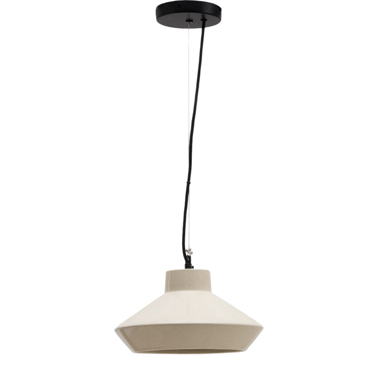 KAVE HOME Portol loftlampe - beige keramik