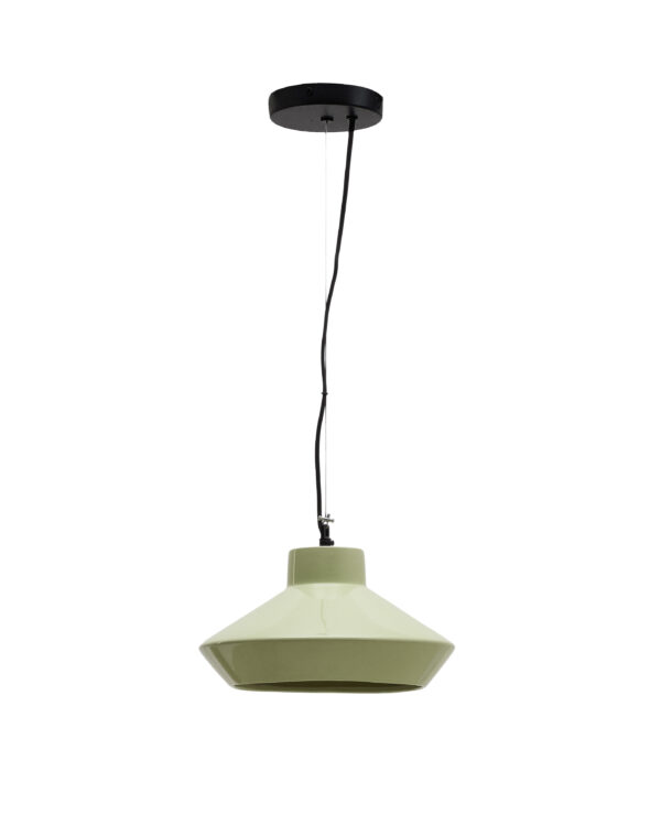 KAVE HOME Portol loftlampe - grøn keramik