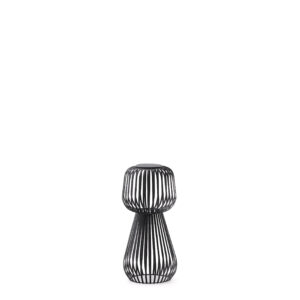 KAVE HOME Reiba solar bordlampe i sort metal