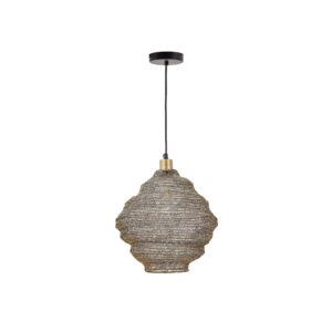 KAVE HOME Sarraco loftlampe, rund - guld jern (Ø30)