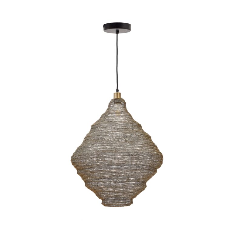 KAVE HOME Sarraco loftlampe, rund - guld jern (Ø58)