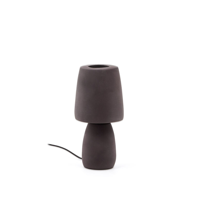 KAVE HOME Tandy bordlampe, rund - brun terracotta (Ø15)