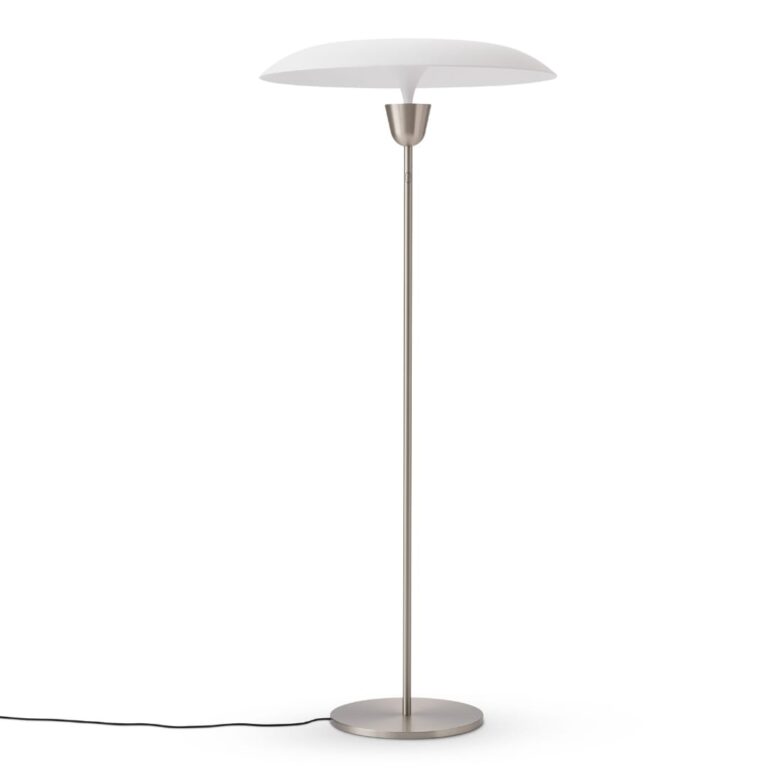 Kantarell Gulvlampe Nickel - New Works