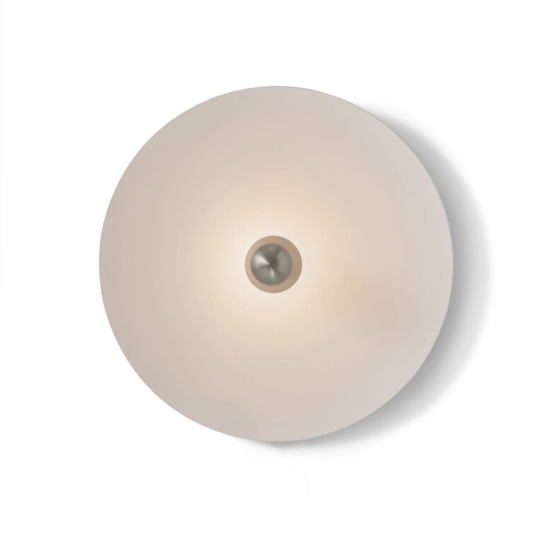 Kantarell Væg / Loftlampe Ø55 Nickel - New Works