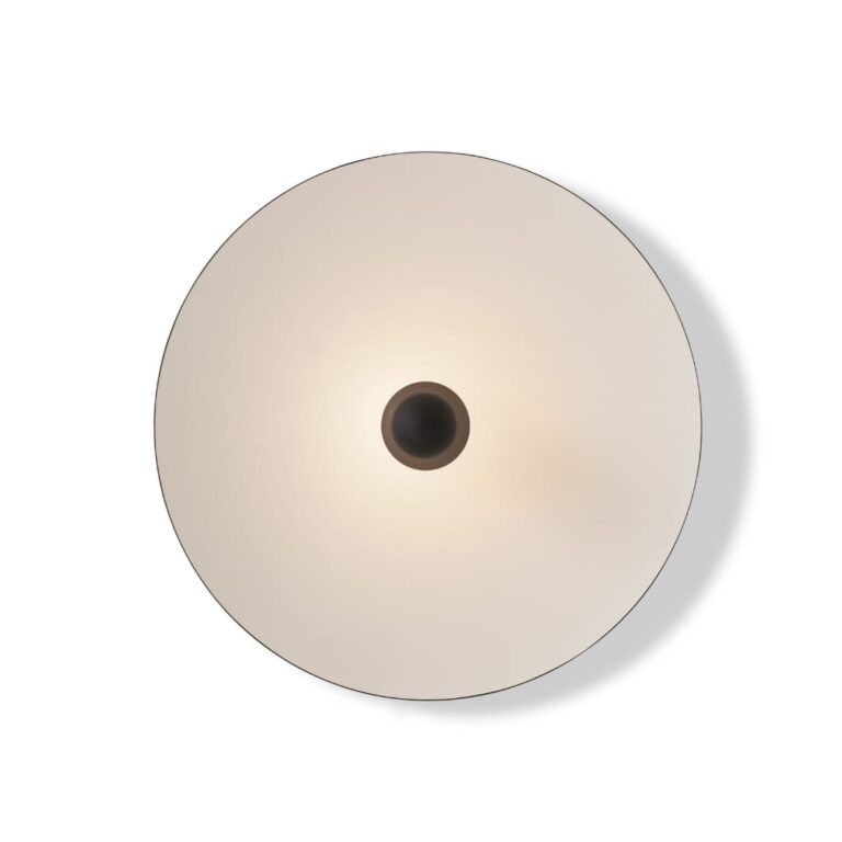 Kantarell Væg / Loftlampe Ø55 Sort - New Works