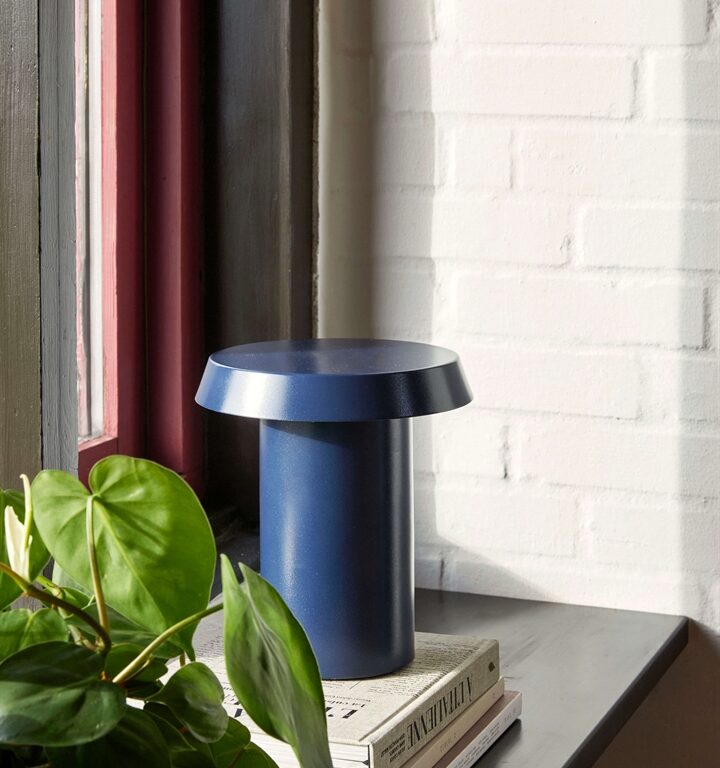 Keen bordlampe, mørkeblå