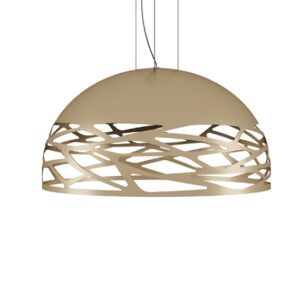 Kelly Medium Dome pendel, mat pearl