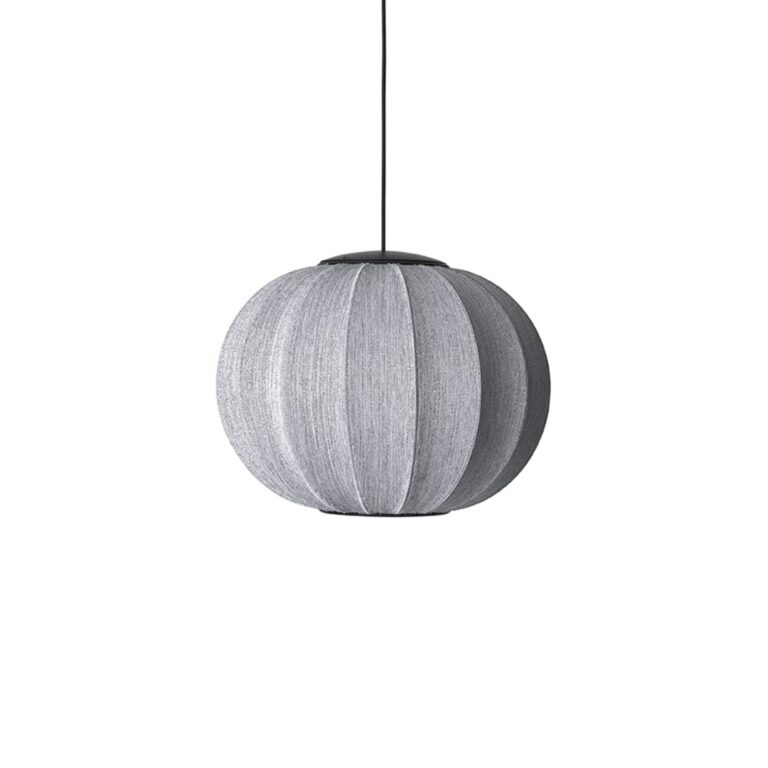 Knit-Wit 45 LED Round Pendel Anniversary Glitter Silver - Made By Hand