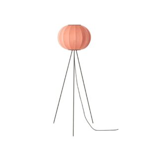 Knit-Wit 45 Round Gulvlampe High Coral - Made by Hand