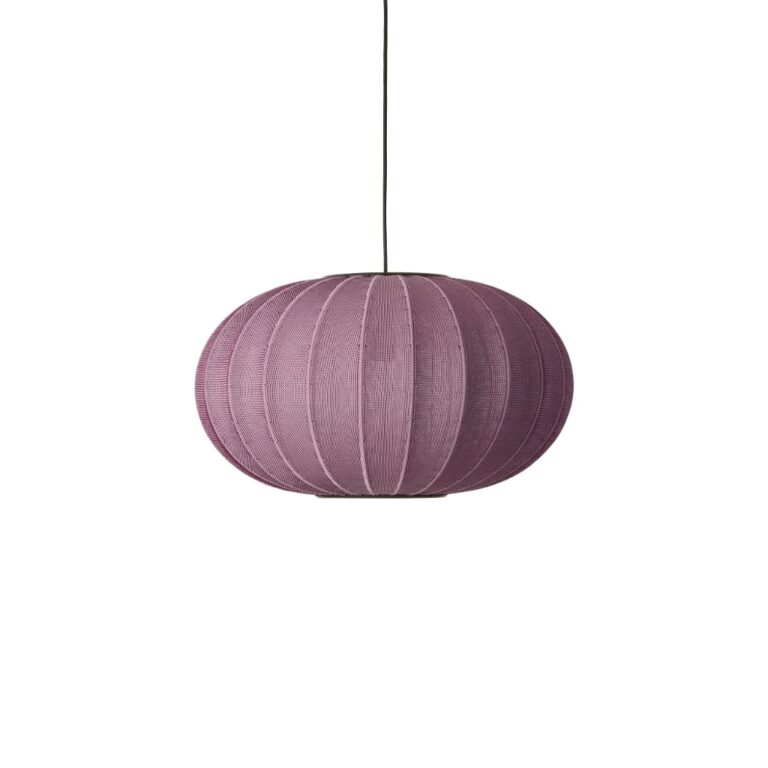 Knit-Wit 57 Oval Pendel Burgundy - Made by Hand