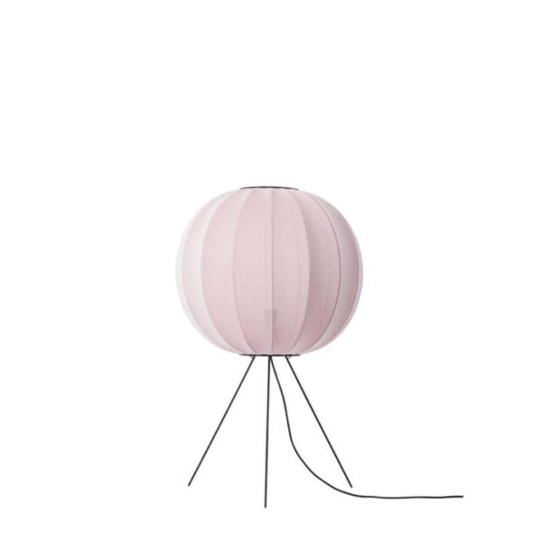 Knit-Wit 60 Round Gulvlampe Medium Light Pink - Made by Hand
