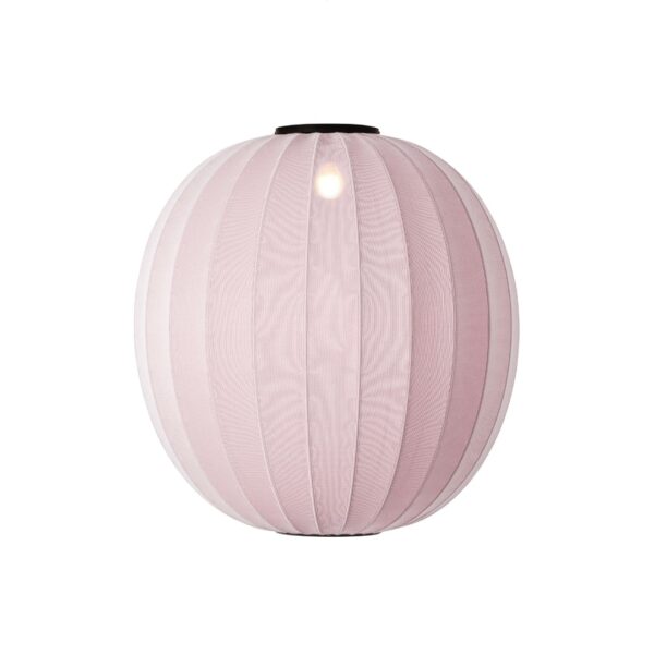 Knit-Wit 75 Rund Loftlampe Light Pink - Made by Hand