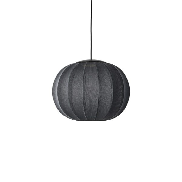 Knit-Wit Ø45 LED Round Pendel Black - Made By Hand