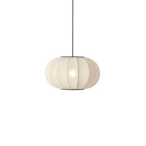 Knit-Wit Ø45 oval pendel, pearl hvid