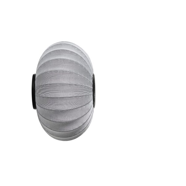 Knit-Wit Ø57 Oval Væg- og Loftlampe Silver - Made by Hand