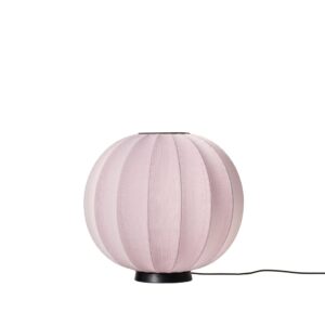 Knit-Wit Ø60 Round Gulvlampe Light Pink - Made by Hand