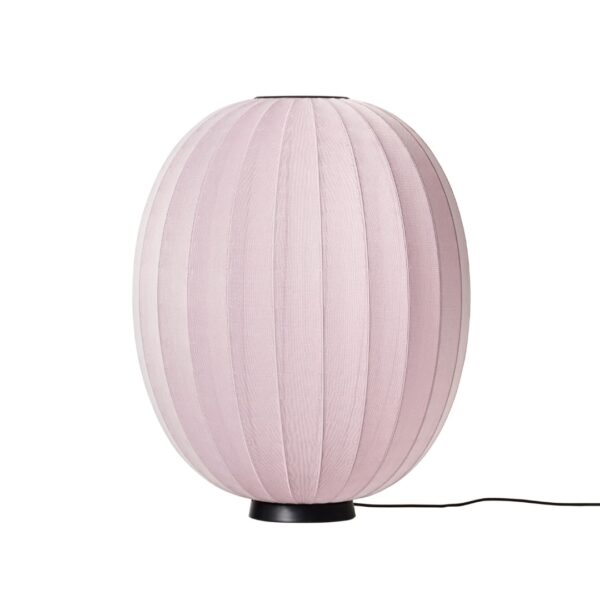 Knit-Wit Ø65 Round Gulvlampe Light Pink - Made by Hand