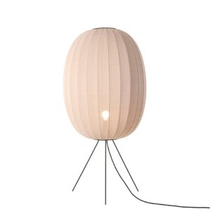 Knit-Wit Ø65 Round Gulvlampe Sand Stone - Made by Hand