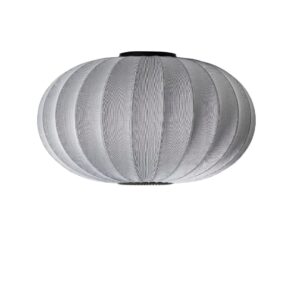 Knit-Wit Ø75 Rund Loftlampe Silver - Made by Hand