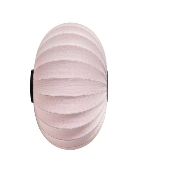 Knit-Wit Ø76 Oval Væg- og Loftlampe Light Pink - Made by Hand