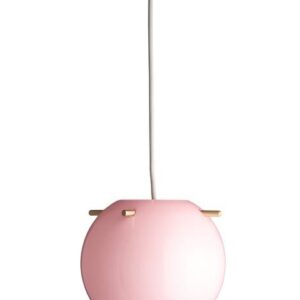 Koi pendel Ø25, rosa/messing